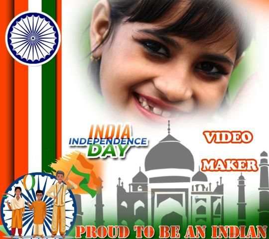 Happy Independence Day Video Maker - Status Maker स्क्रीनशॉट 1