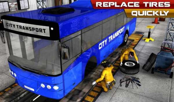 Bus Mechanic Auto Repair Shop-Car Garage Simulator screenshot 3