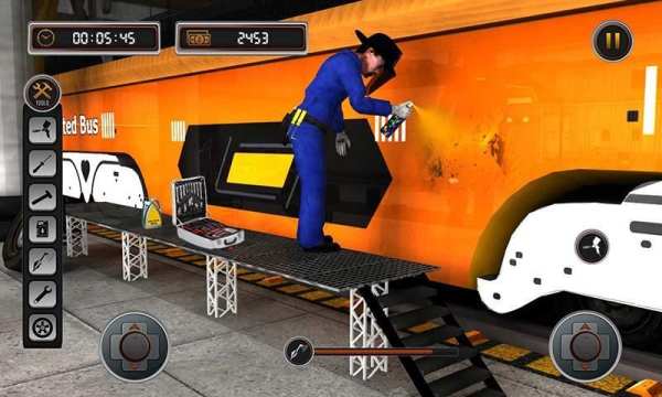 Bus Mechanic Auto Repair Shop-Car Garage Simulator screenshot 12