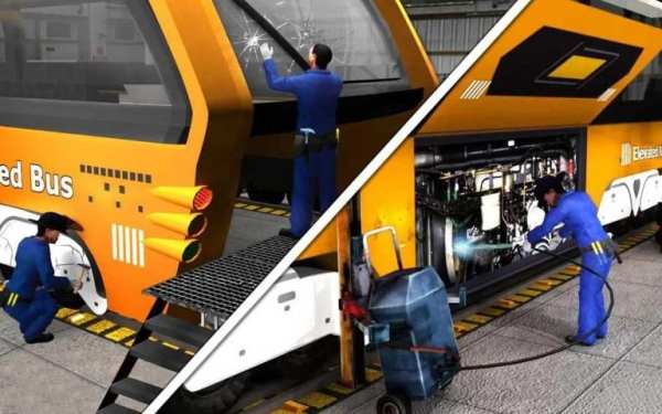 Bus Mechanic Auto Repair Shop-Car Garage Simulator screenshot 9