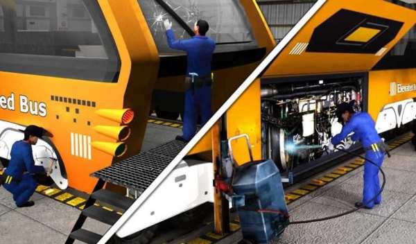 Bus Mechanic Auto Repair Shop-Car Garage Simulator screenshot 4