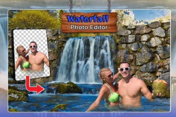 Waterfall Photo Editor स्क्रीनशॉट 3