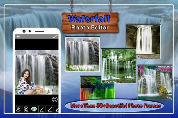 Waterfall Photo Editor स्क्रीनशॉट 2