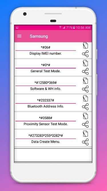 All Mobiles Secret Codes 2020 स्क्रीनशॉट 3