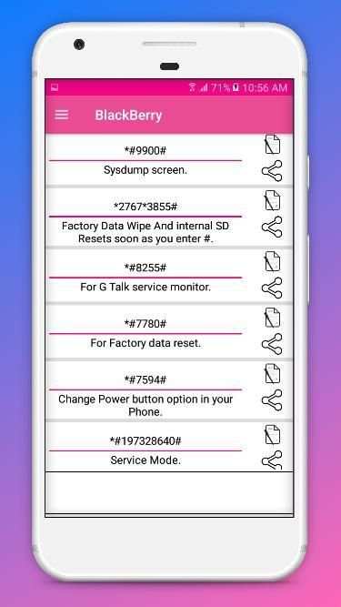 All Mobiles Secret Codes 2020 स्क्रीनशॉट 1
