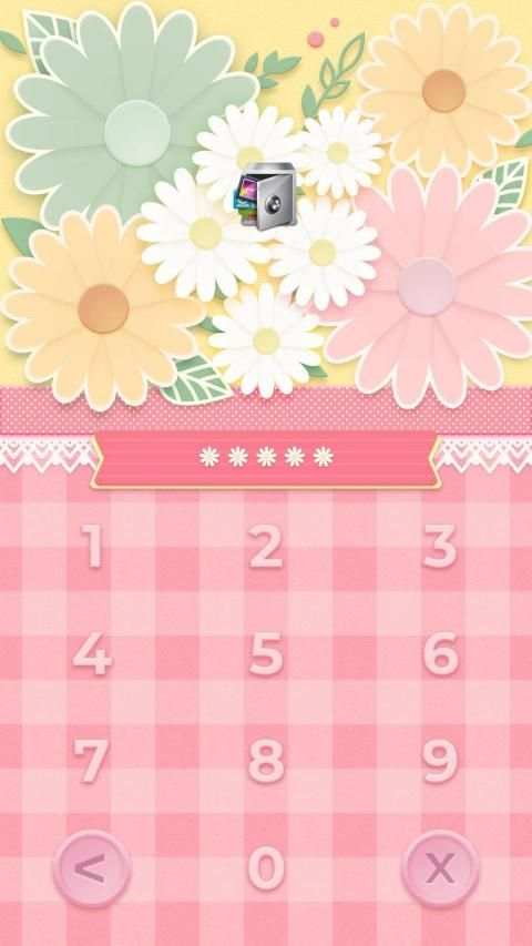 AppLock Theme Daisy screenshot 2
