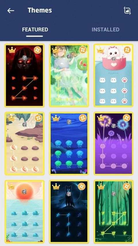AppLock Live Theme Waterfall - Paid Theme screenshot 1