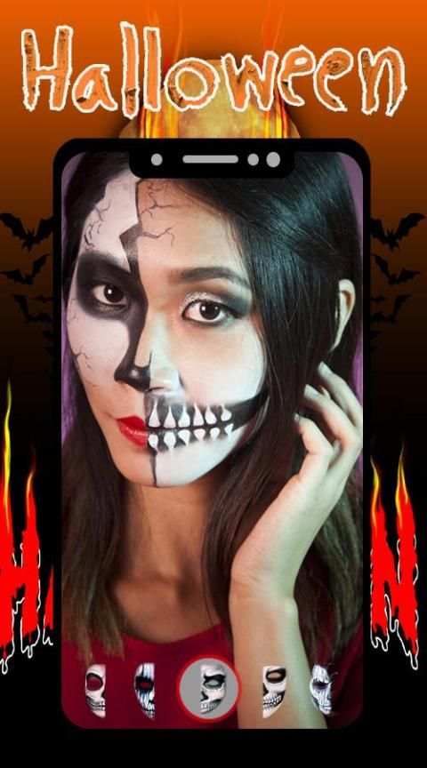 Halloween Makeup Camera Editor screenshot 3