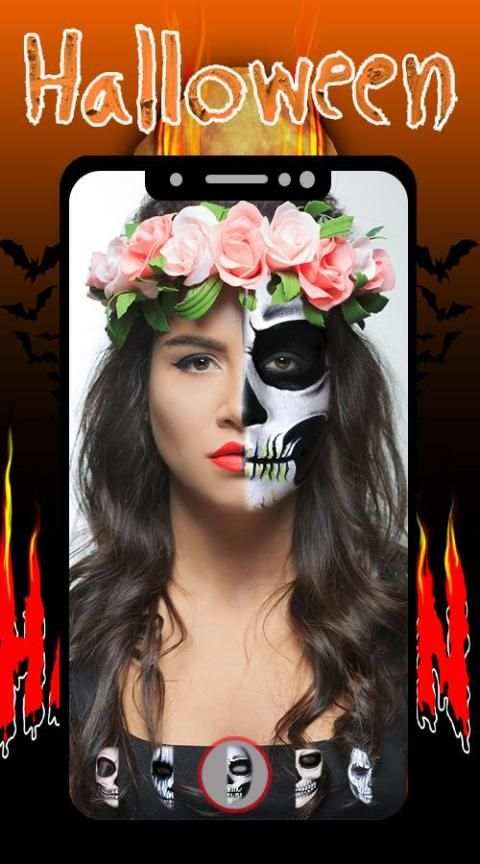 Halloween Makeup Camera Editor screenshot 6