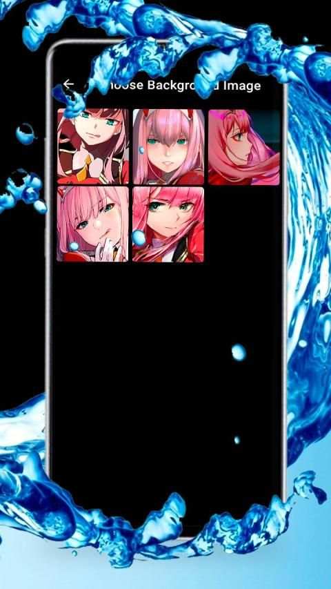 Darling Pink Anime Zero Two Live Wallpaper screenshot 1