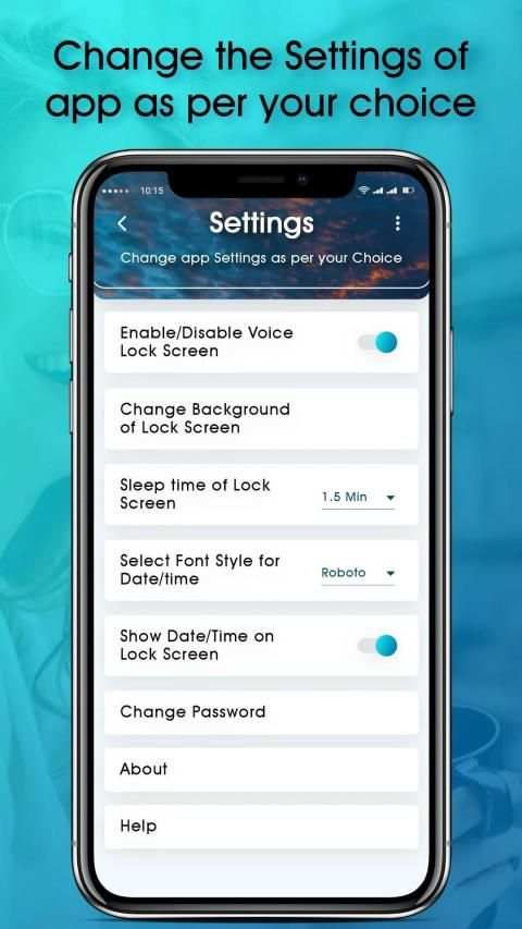 Voice Lock Unlock Screen screenshot 2
