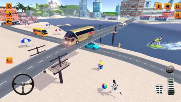 Real Coach Bus Driving 2019: Bus Simulator screenshot 2