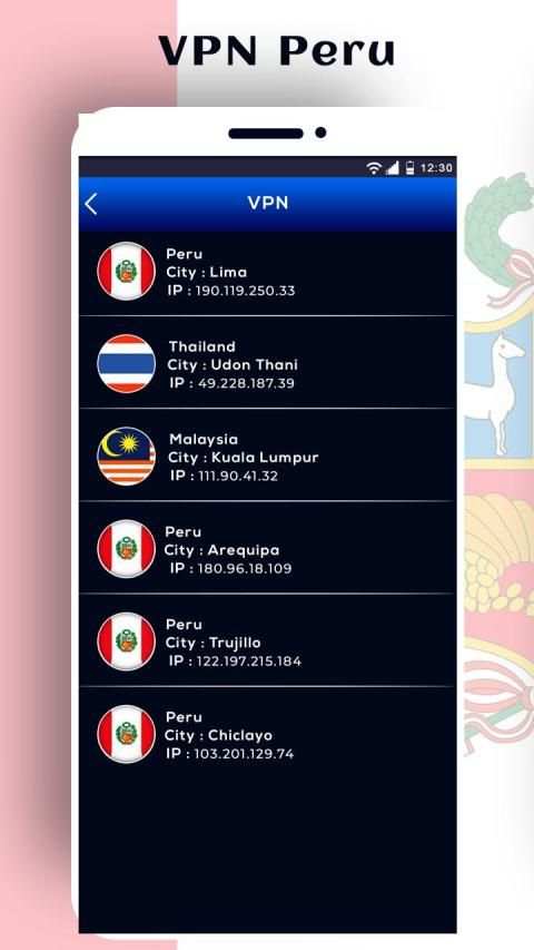 Peru VPN - Free VPN Proxy screenshot 3