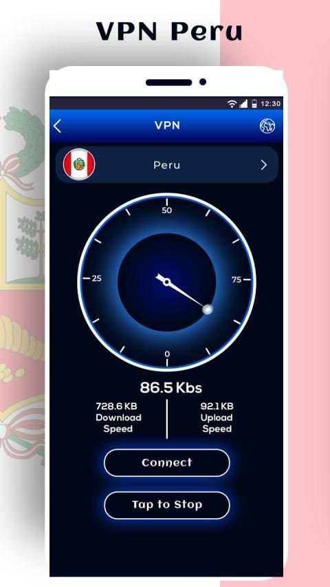 Peru VPN - Free VPN Proxy screenshot 2