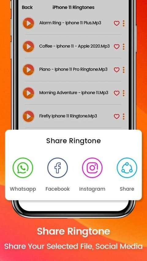 Ringtone for iphone 11 : Real Ringtone for Android screenshot 2