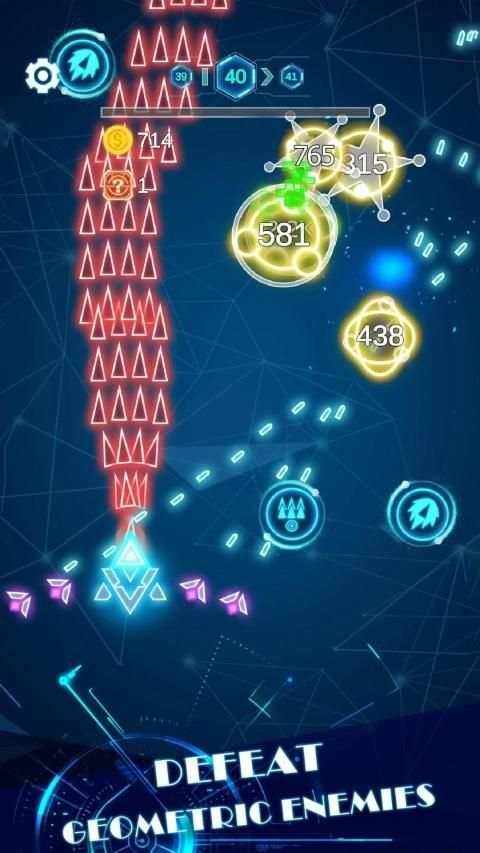 Geometry Virus War - Shooting in the Space screenshot 15