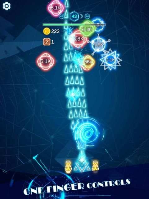 Geometry Virus War - Shooting in the Space screenshot 9