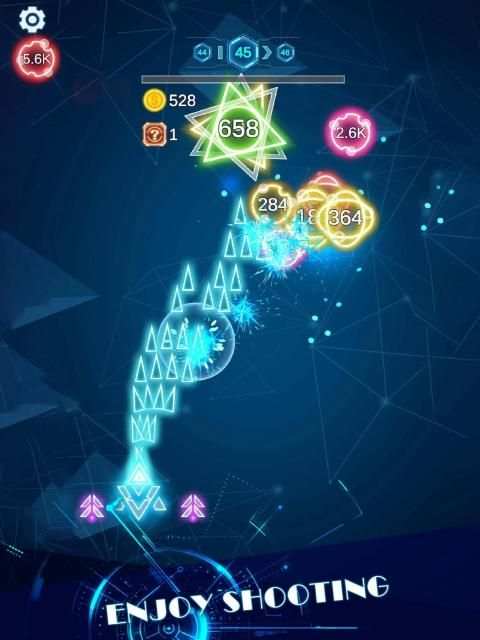 Geometry Virus War - Shooting in the Space screenshot 8