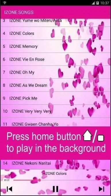 IZONE SONG screenshot 2