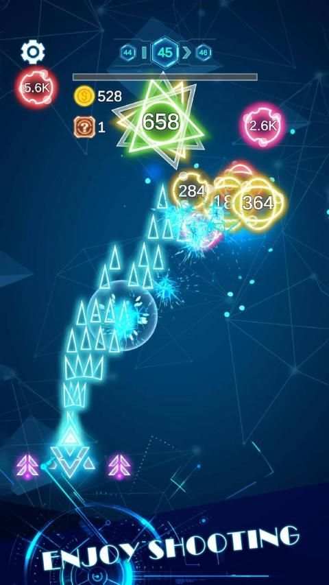 Geometry Virus War - Shooting in the Space screenshot 20