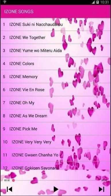 IZONE SONG screenshot 4