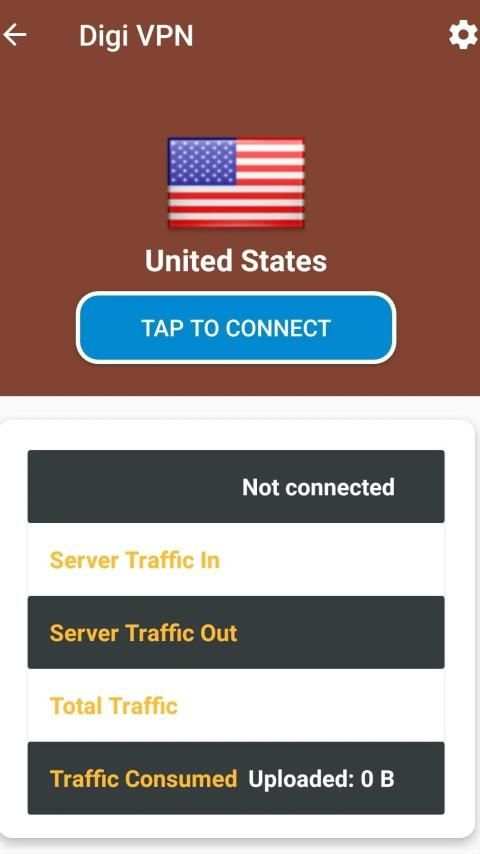 Digi Vpn - free unlimited VPN screenshot 1