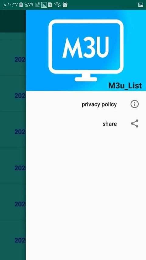 Top M3u List screenshot 2