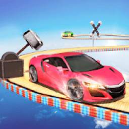 Crazy Car Driving Simulator : Sky Mega Ramp Stunts