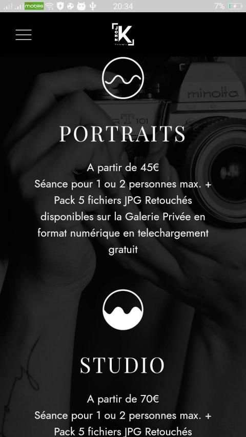 Johnk photographie screenshot 1