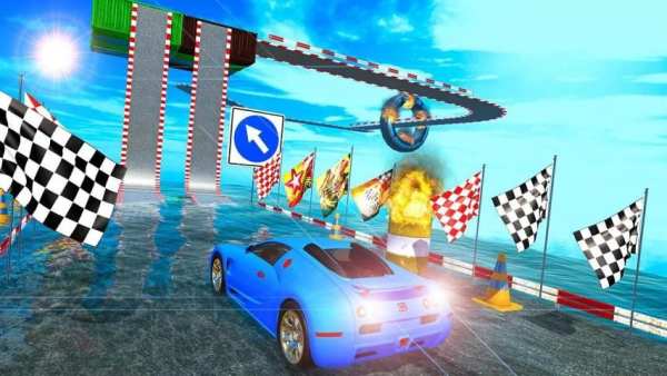 Crazy Car Impossible Track Racing Ramp Car Stunt screenshot 3