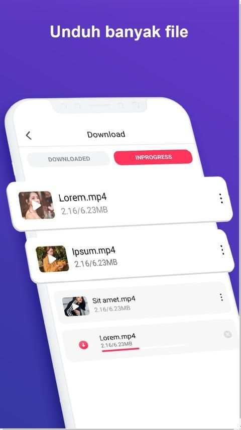 Video Downloader HD: Unduh Video & Menyimpan Foto screenshot 1