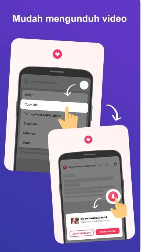 Video Downloader HD: Unduh Video & Menyimpan Foto screenshot 5