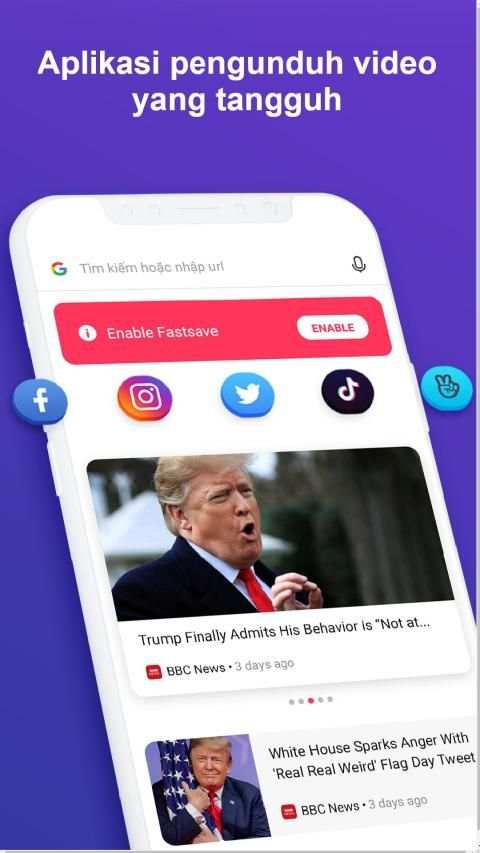 Video Downloader HD: Unduh Video & Menyimpan Foto screenshot 4