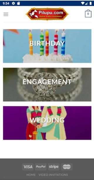 Pilupu : Video Invitations Maker screenshot 3