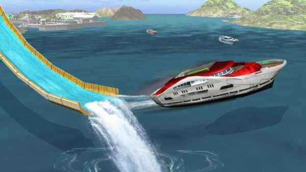 Ship Mega Ramp Racing स्क्रीनशॉट 4