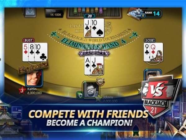 Blackjack 21 - World Tournament screenshot 2
