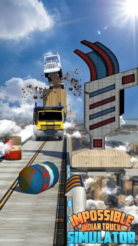 Impossible Indian Truck Driving Simulator स्क्रीनशॉट 5