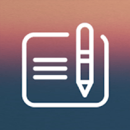 Material Notes - Dark Theme Note App आइकन