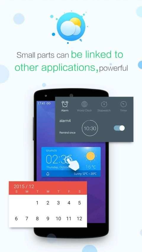 iDO Weather & clock widget screenshot 3