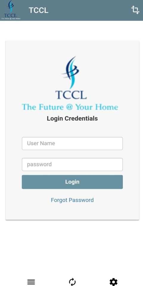 TCCL LCO Login स्क्रीनशॉट 1