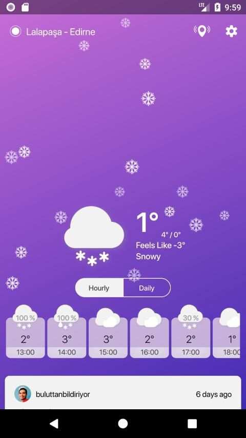 Buluttan - Weather of Turkey स्क्रीनशॉट 5