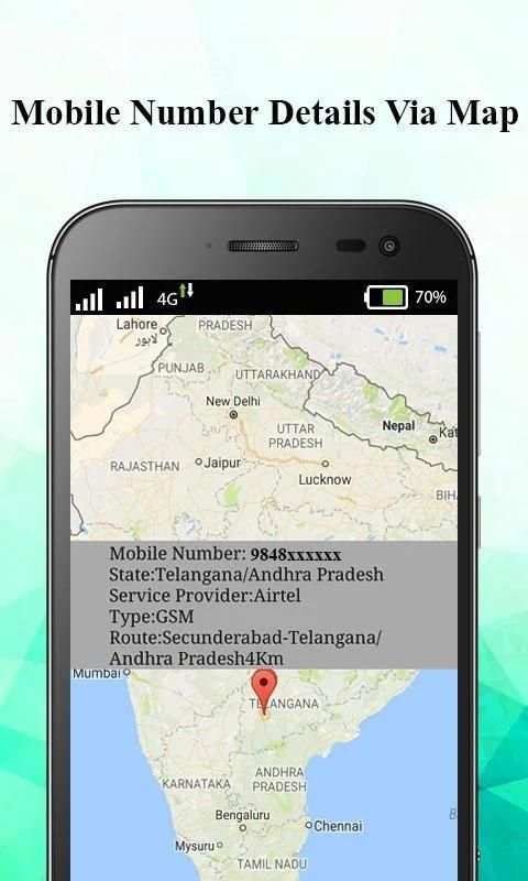 Mobile Number Tracker On Map screenshot 1