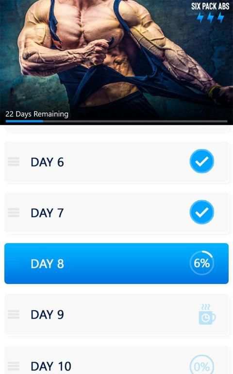 Six Pack in 30 Days - Abs Workout Lose Belly fat screenshot 16