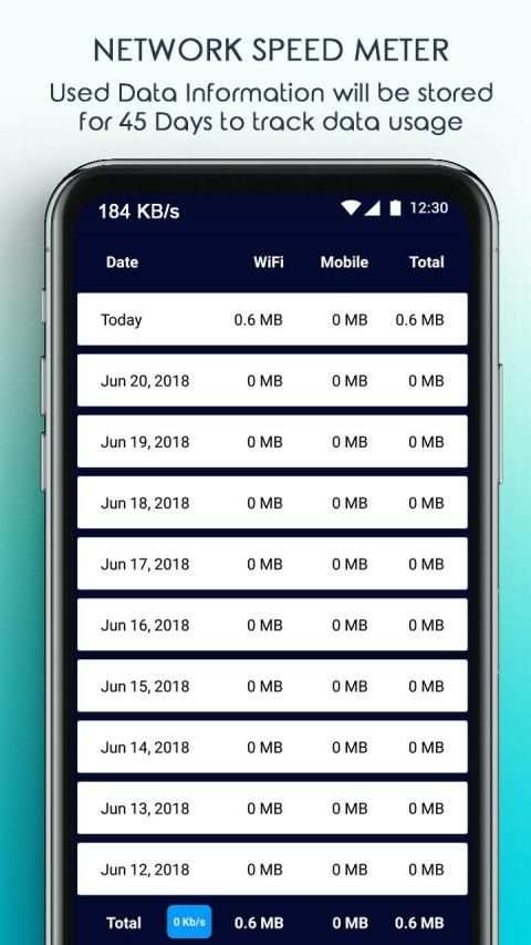 Internet Speed Test Meter screenshot 1