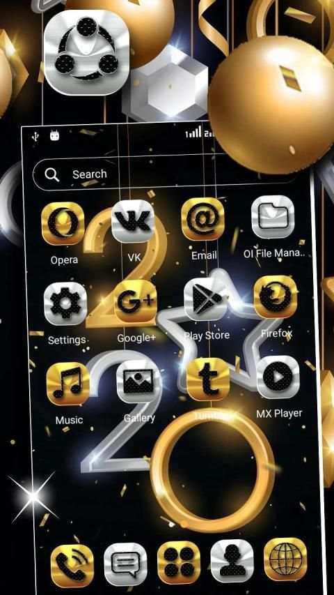 New Year 2020 Launcher Theme स्क्रीनशॉट 4