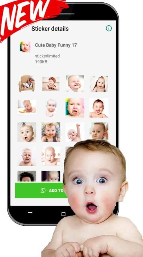 Cute Baby Funny Sticker For WAStickerApps screenshot 6