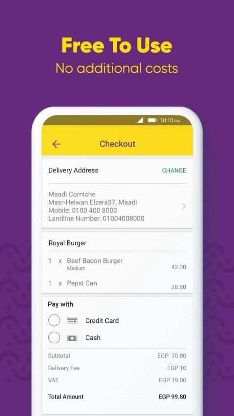 Otlob - Food Delivery screenshot 2