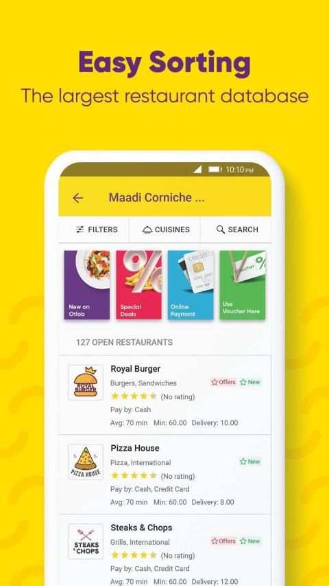 Otlob - Food Delivery screenshot 7