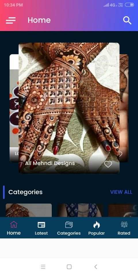 Latest Mehndi Designs 2019 स्क्रीनशॉट 3