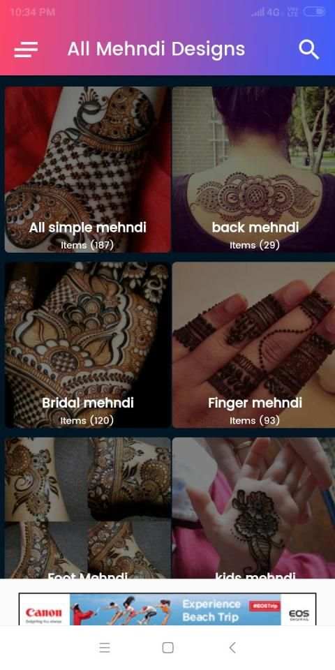 Latest Mehndi Designs 2019 screenshot 1
